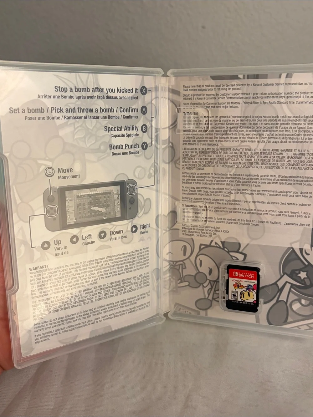 Super Bomberman R (Nintendo Switch, 2017) Tested & Works CIB Videogame